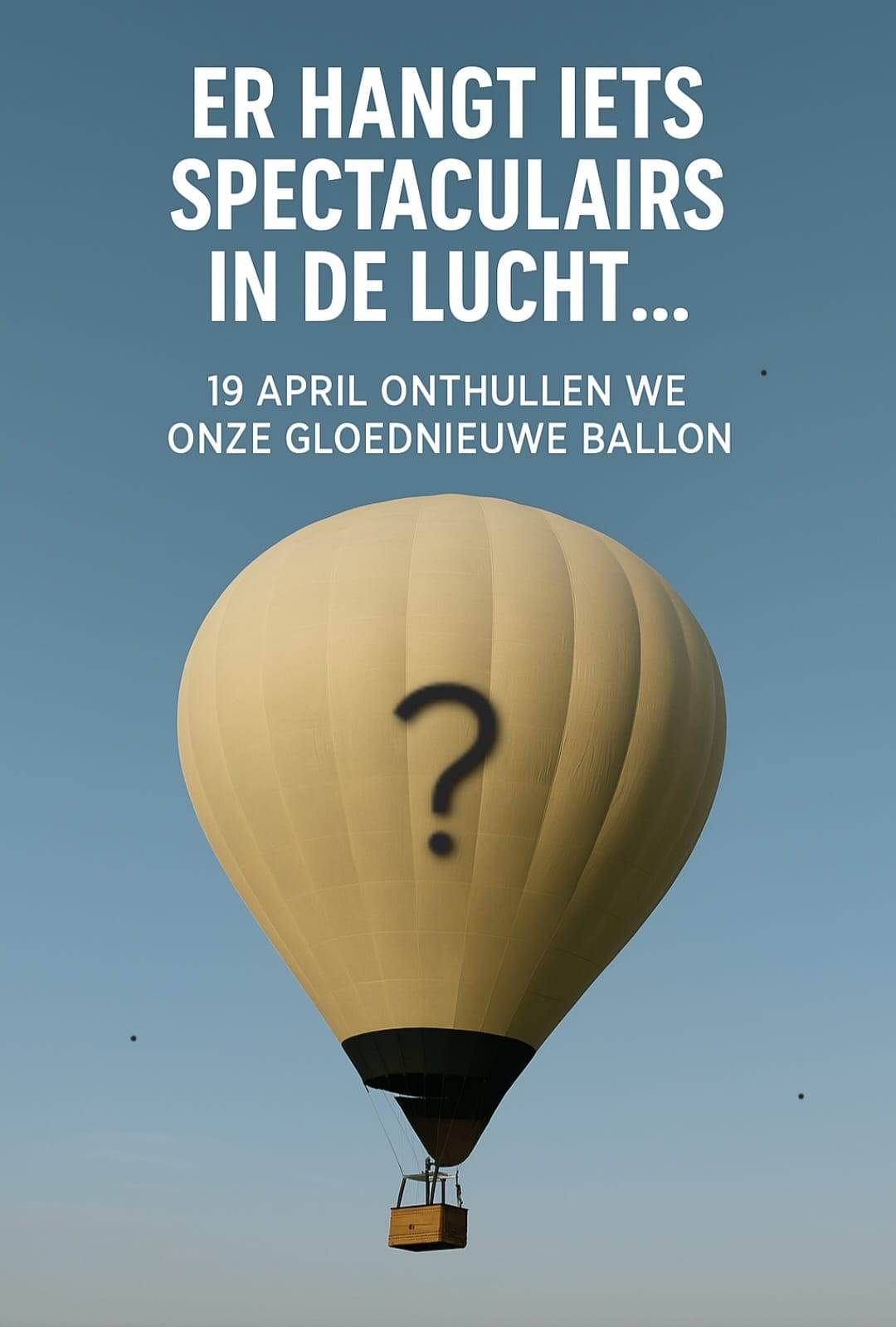 Nieuwe heteluchtballon Nieuwenhuijse