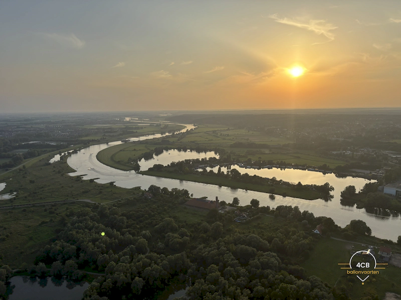 Ballonvaren Apeldoorn en de Gelderse IJssel